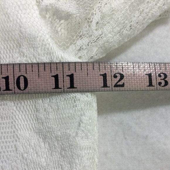 FLOWER GIRL 4-5Y white lace tiered ruffle wedding guest party maxi dress NEW B80 - Picture 4 of 6